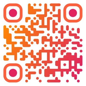 Example branded QR code from the LNX generator